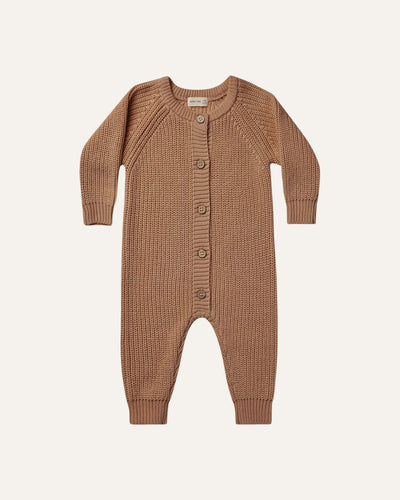 CHUNKY KNIT JUMPSUIT - quincy mae - BØRN BABY