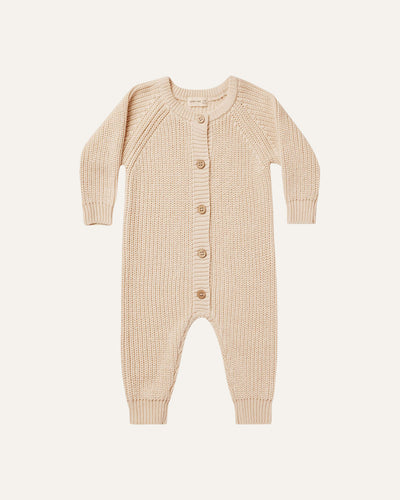 CHUNKY KNIT JUMPSUIT - quincy mae - BØRN BABY