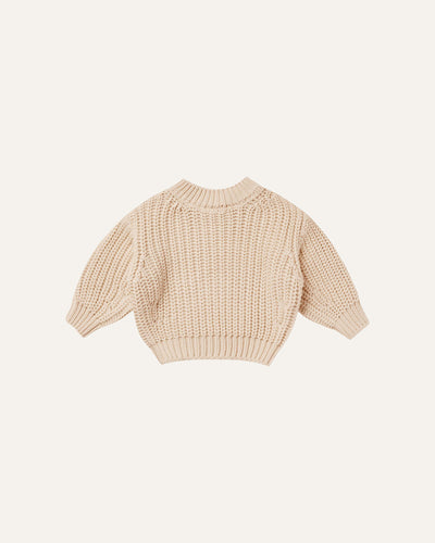 CHUNKY KNIT SWEATER - quincy mae - BØRN BABY