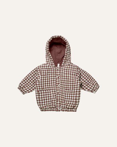 HOODED WOVEN JACKET - quincy mae - BØRN BABY