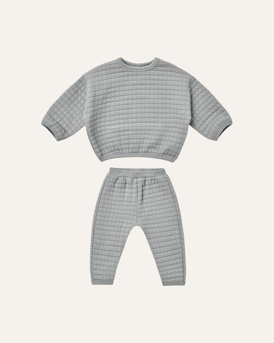 QUILTED SWEATER + PANT SET - quincy mae - BØRN BABY
