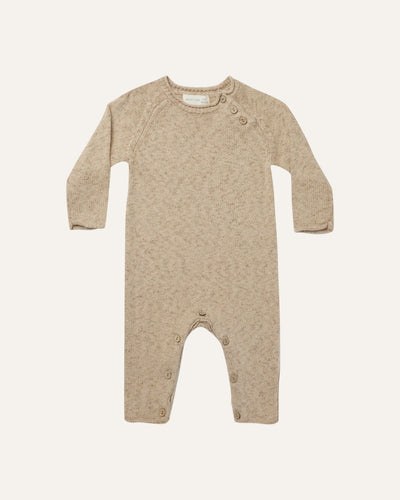 SPECKLED KNIT JUMPSUIT - quincy mae - BØRN BABY