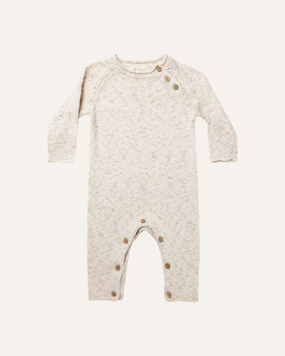 SPECKLED KNIT JUMPSUIT - quincy mae - BØRN BABY