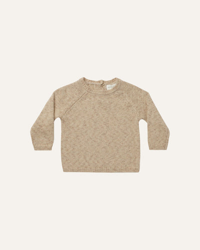 SPECKLED KNIT SWEATER - quincy mae - BØRN BABY