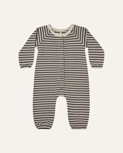 WAFFLE LONG SLEEVE JUMPSUIT - quincy mae - BØRN BABY