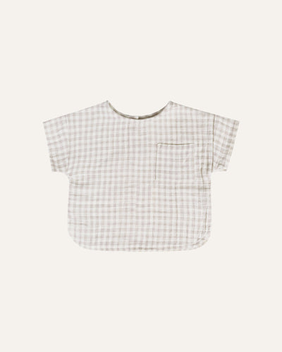 WOVEN BOXY TOP - quincy mae - BØRN BABY