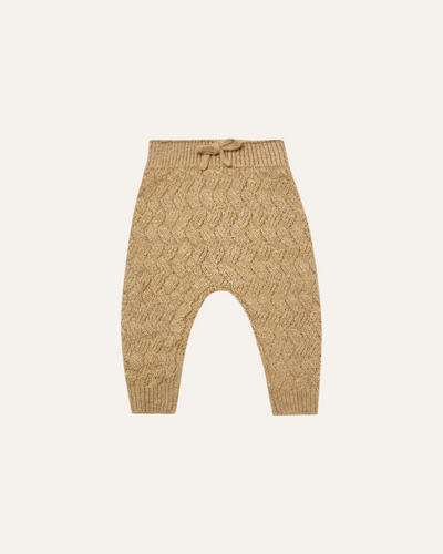 COZY HEATHERED KNIT PANT - quincy mae - BØRN BABY