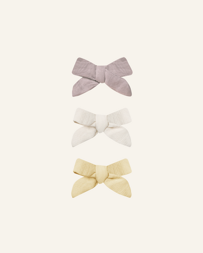 BOW WITH CLIP - SET OF 3 - BØRN BABY
