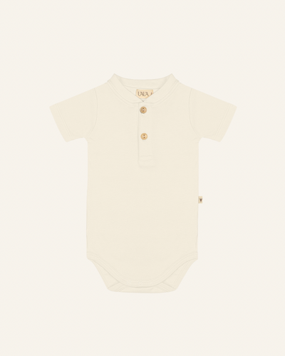 SHORT SLEEVE ONESIE WITH BUTTONS - BØRN BABY