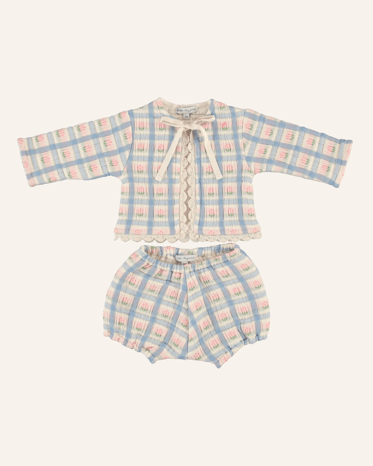 【omochi】bebeorganic Joan Baby Set 24m last 1【bebe organic】24m Joan Baby Blouse | ptipie