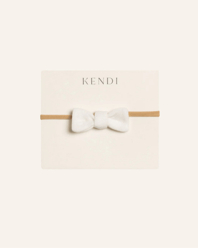 POINTELLE DAINTY BOW HEADBAND