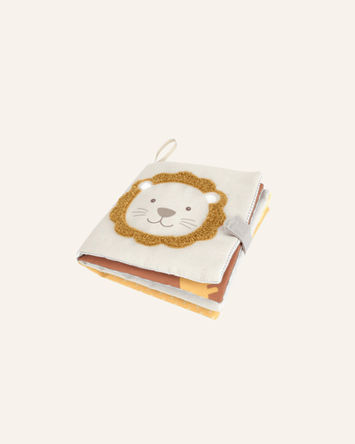 SAFARI AND FRIENDS SOFT BOOK - mon ami - bornbaby