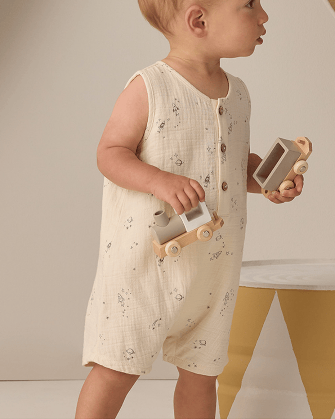 MARLMARL 　paddle rompers　graph white Playwear | paddle rompers 1 graph white – MARLMARL