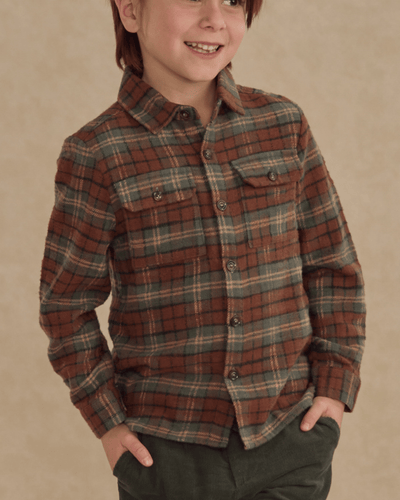 POCKETED FLANNEL SHIRT