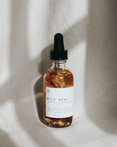 WILD ROSE BODY OIL - agha studio - bornbaby