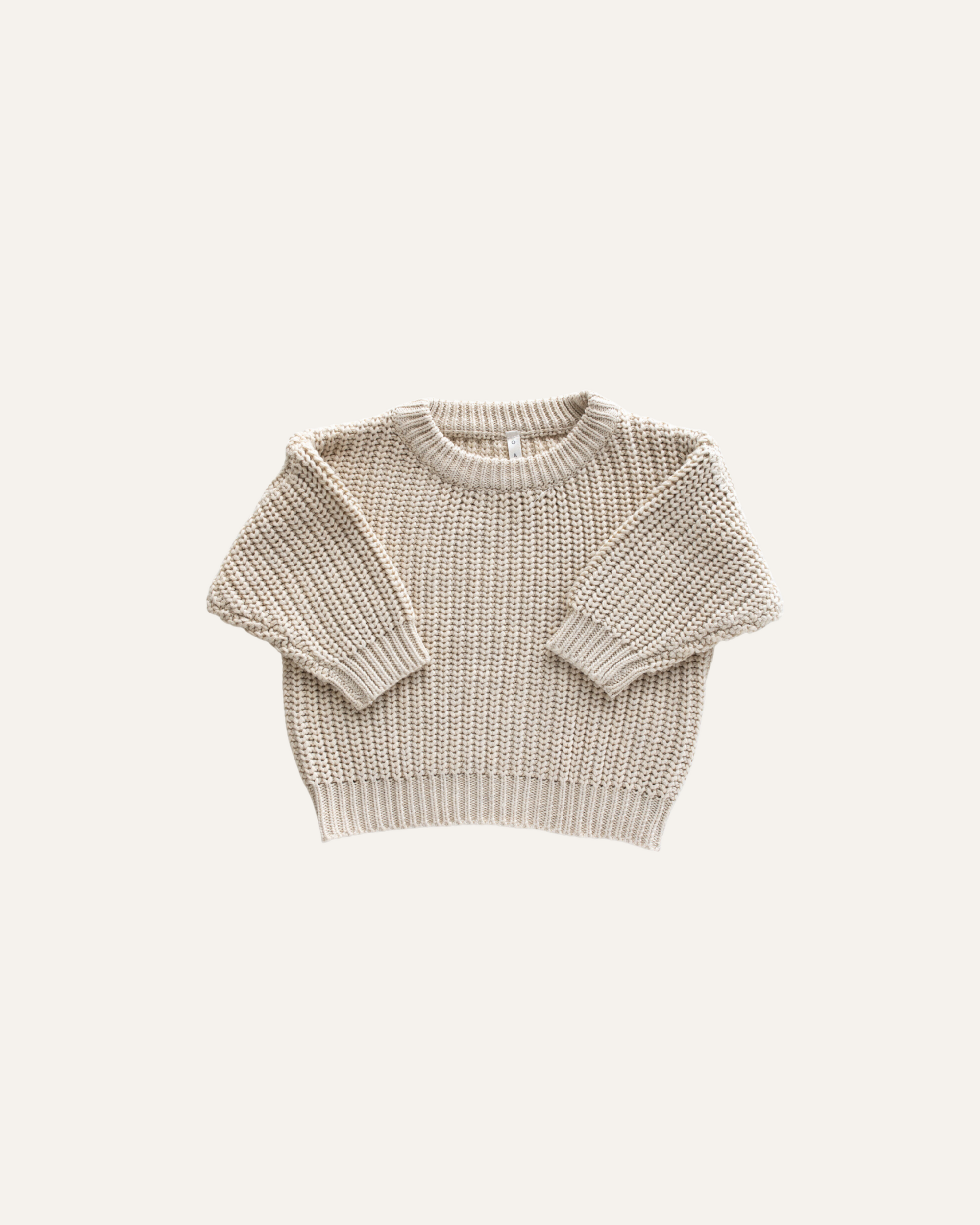 Cream Chunky Knit Sweater – Lily + Kae Children's Boutique