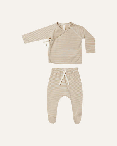 WRAP TOP + PANT SET - BØRN BABY