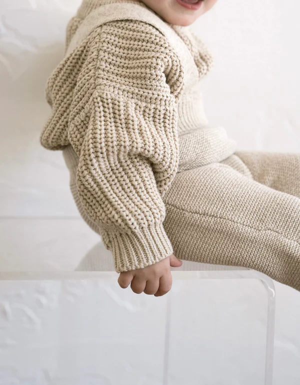 Baby chunky knit sweater sale