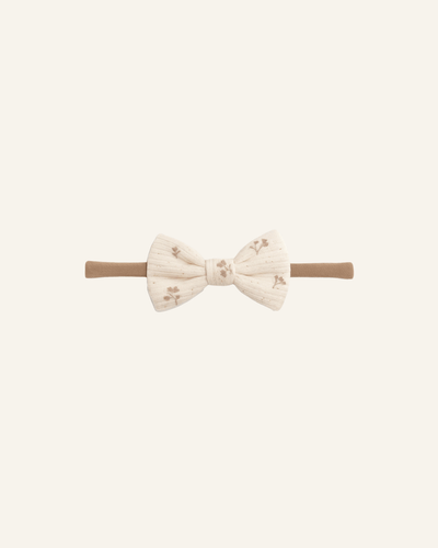 POINTELLE DAINTY BOW - colored organics - bornbaby