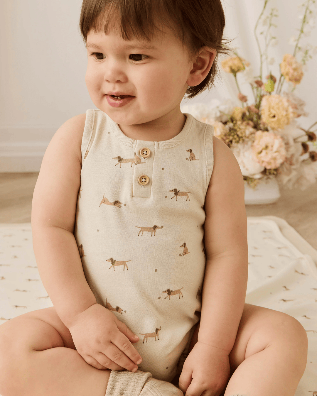 neutral jumpsuits + rompers