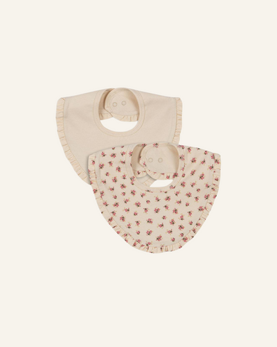 2 PACK FRILL BIBS