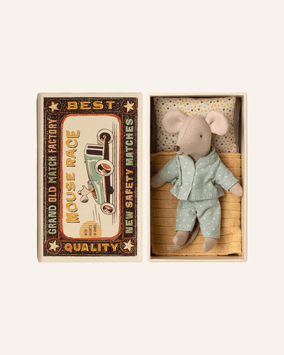 LITTLE BROTHER MOUSE IN MATCHBOX - maileg - bornbaby