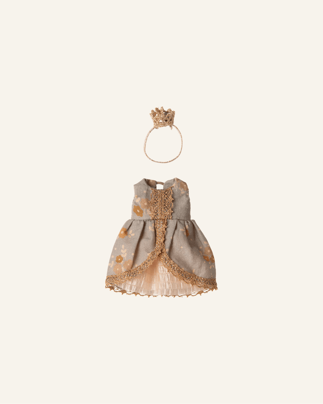 mouse in princess dress Maileg Mice Princess Dresses | Anna Princess Dress for Maileg Mice | Handcrafted Maileg Mouse Princess Dress | Dollhouse Mouse Clothes