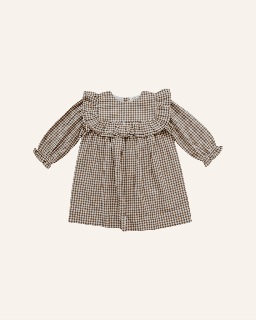 Gingham Ruffle Dress 4T
