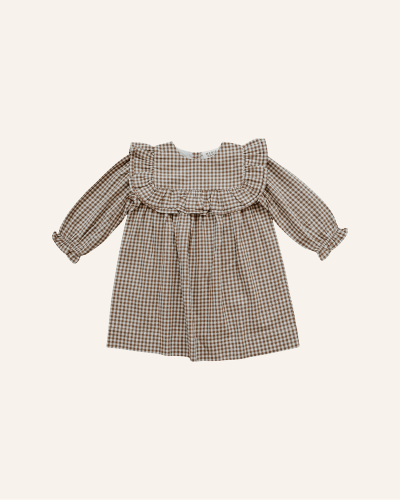 Gingham Ruffle Dress 4T