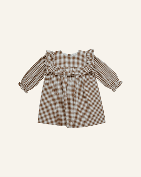 Gingham Ruffle Dress 4T
