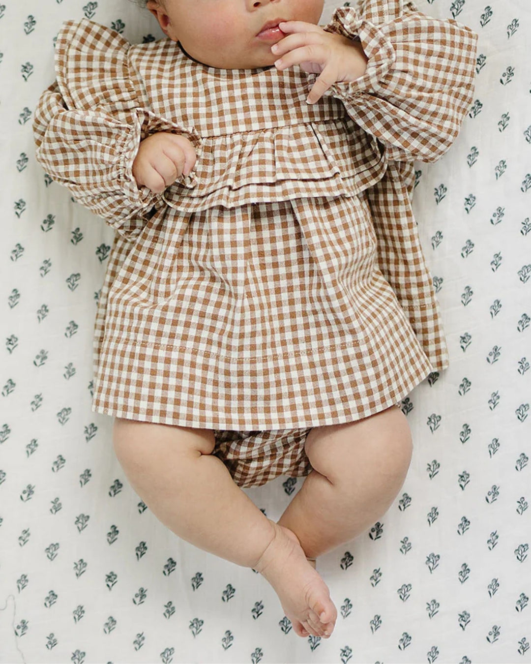 slim fit dress slacks Tessa Newborn Gown at Baby Beau & Belle main image 0