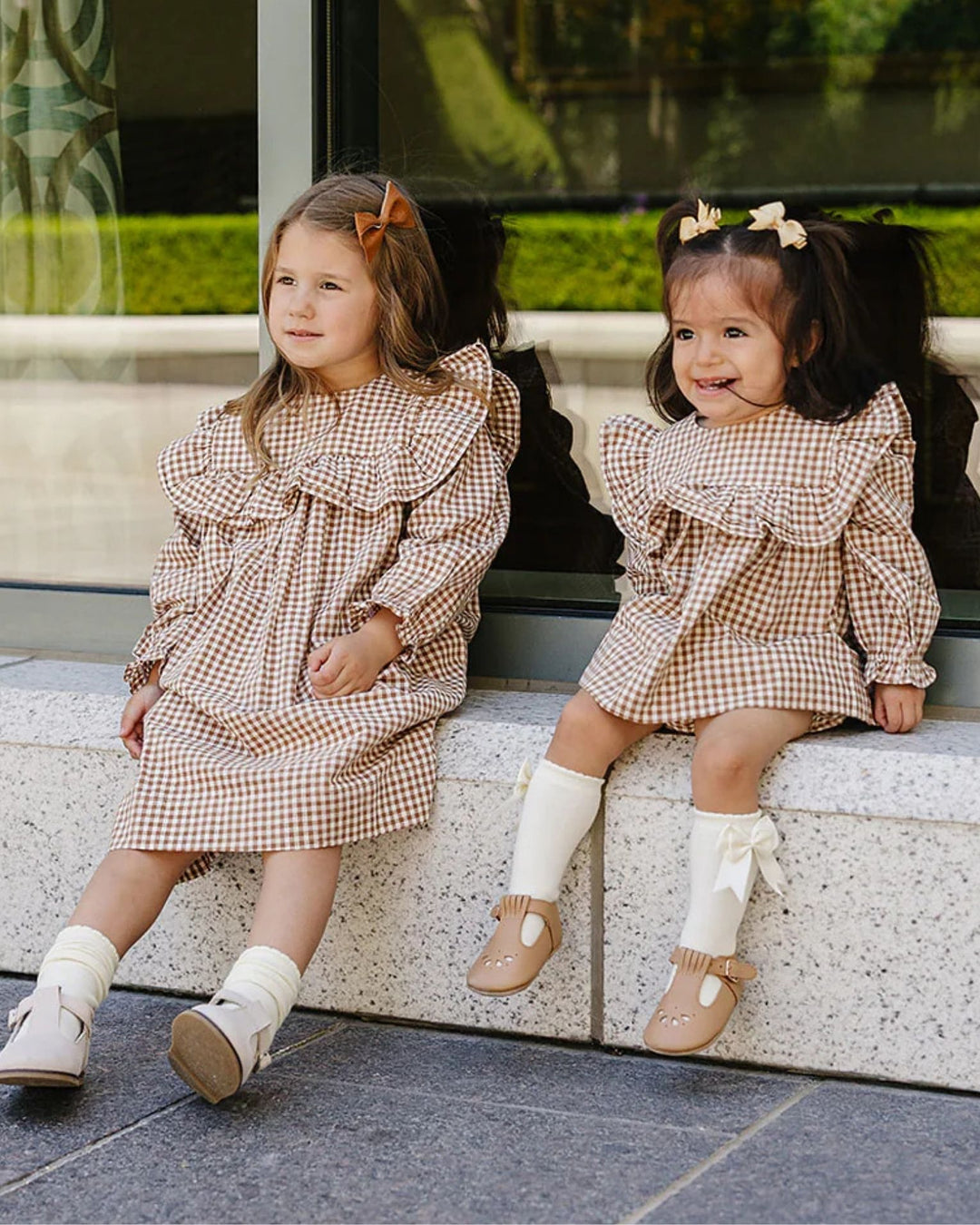 Gingham Ruffle Bloomer Set 18