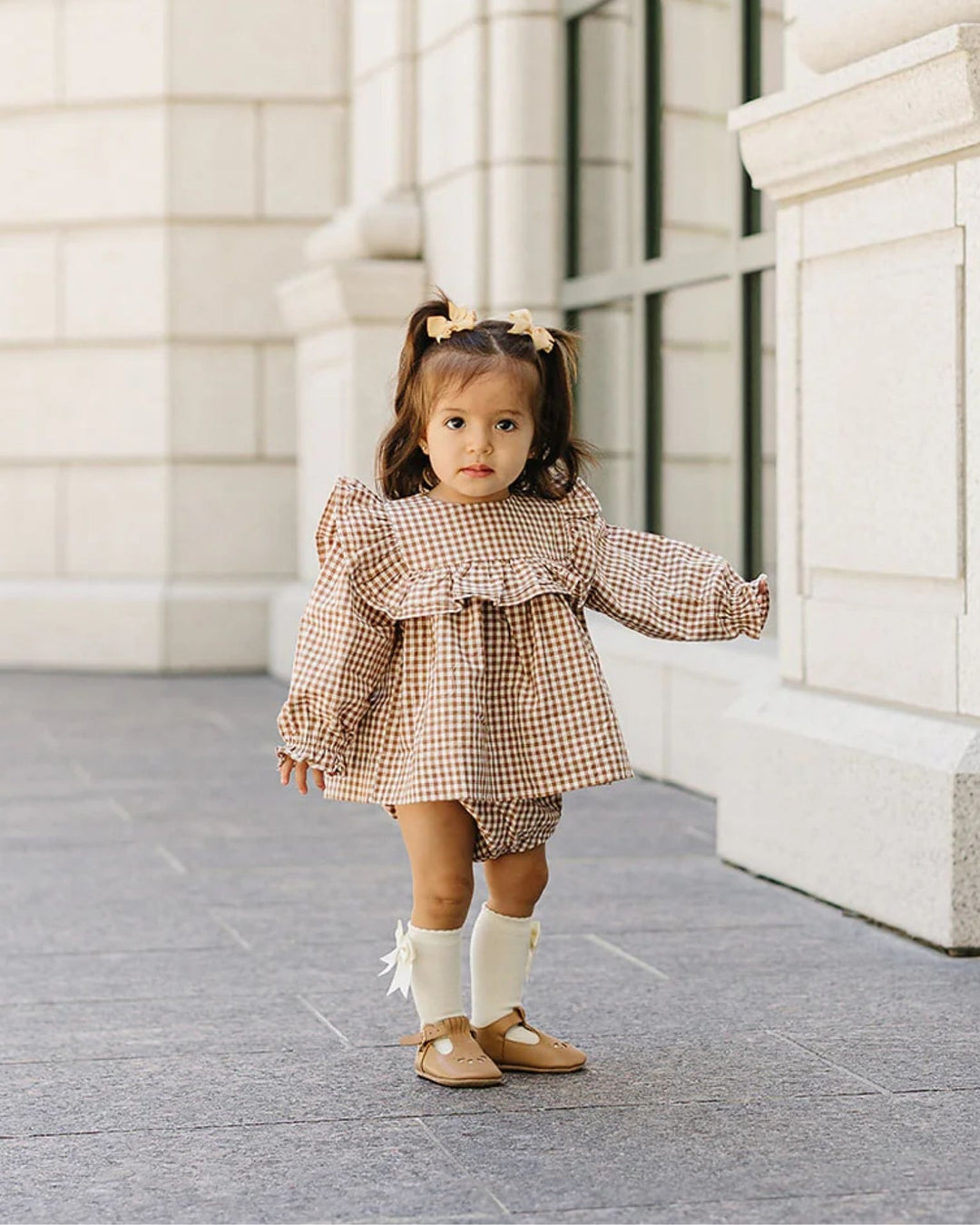 Gingham Ruffle Bloomer Set 18 Gingham Ruffle Bloomer Set 18