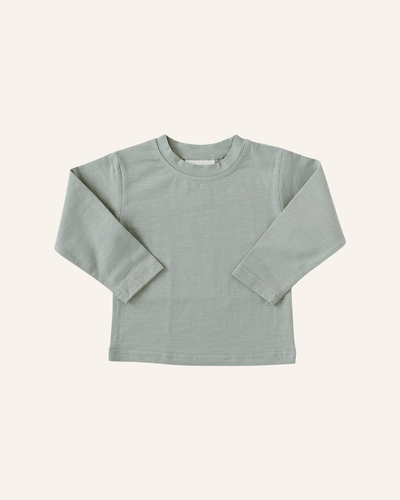 LONG SLEEVE COTTON TEE - mebie baby - bornbaby