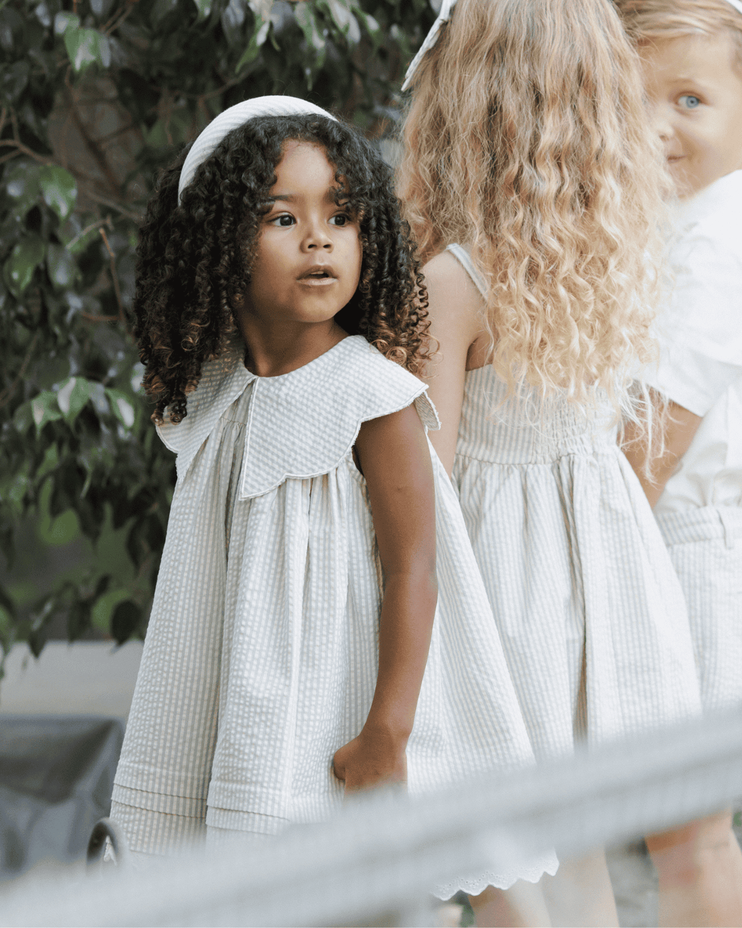 FLORENCE DRESS 12m / sky stripe