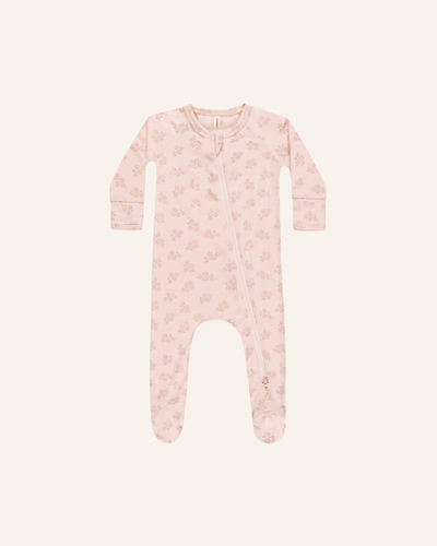 MODAL ZIP FOOTIE - quincy mae - bornbaby