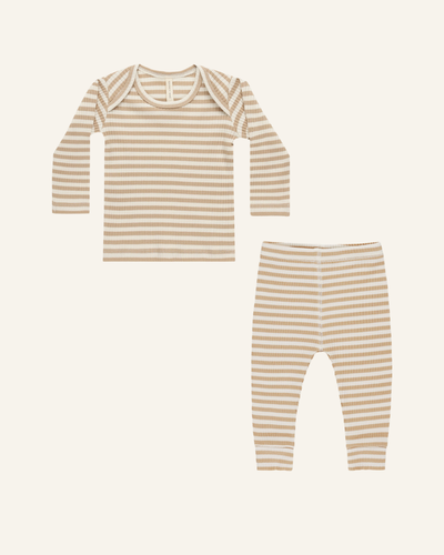 RIBBED TEE + LEGGING SET