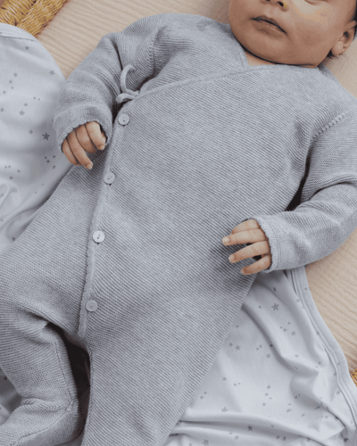 WRAP KNIT FOOTIE - quincy mae - bornbaby