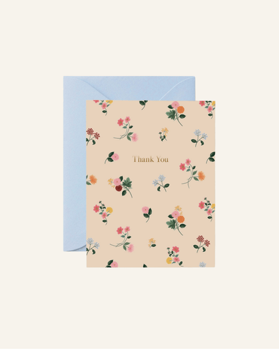 CARD - DITSY DAHLIA THANK YOU - rifle paper co. - bornbaby
