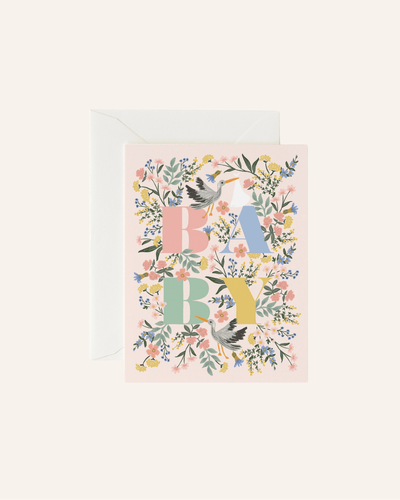 CARD - MAYFAIR BABY - rifle paper co. - bornbaby