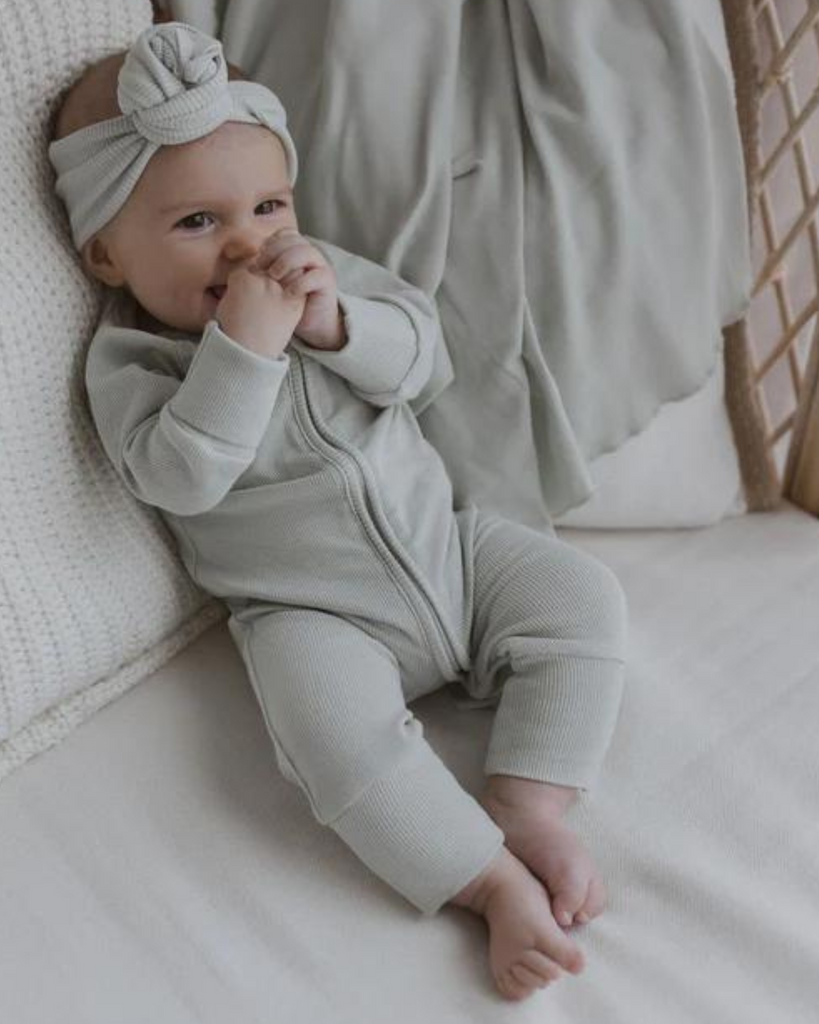 ORGANIC ZIP COVERALL SUIT | BØRN BABY