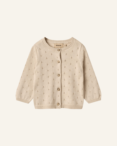 MAIA KNIT CARDIGAN - wheat - bornbaby