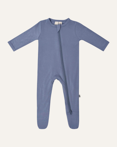 ZIPPERED FOOTIE - BØRN BABY